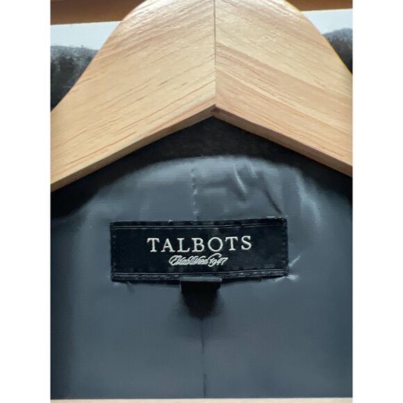 Talbots Gray Wool Ruched Classic Tailored Blazer - Picture 4 of 8
